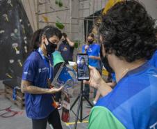 Campeonato Brasileiro de Escalada 2020 - Etapa Curitiba. Eduardo Pereira/Paraná Esporte