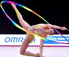 Bárbara Domingos fez história no Campeonato Mundial de Ginástica Rítmica