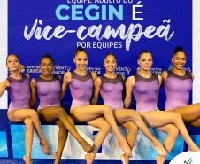 Equipe adulta prata na GA