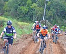 imagens da ciclorrota das laranjeiras no município de laranjeiras do sul