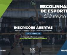 Secretaria do Esporte promove aulas gratuitas para crianças e jovens no Ginásio do Tarumã