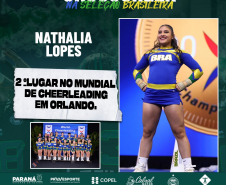 Paranaense conquista segundo lugar no mundial de cheerleading, em Orlando