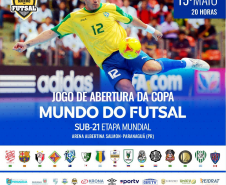 Começa hoje, às 20h, mais uma edição da Copa Mundo do Futsal Sub-21