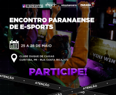 Encontro Paranaense de E-Sports acontece entre 25 e 28 de maio, em Curitiba
