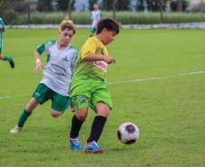 As disputas do torneio de futebol de campo escolar ocorrem em duas categorias: de 12 a 14 anos, 68 equipes, e de 15 a 17 anos, com 67 equipes, ambas no masculino e feminino. Os times que se classificarem nessa etapa avançam para a Fase Final, que será disputada em Dois Vizinhos entre 10 e 15 de outubro.