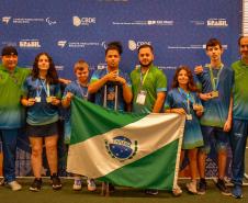 Paraná conquista 15 medalhas de ouro nas Paralimpíadas Escolares de 2023