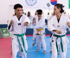 Fim de semana no esporte: Seminário de Taekwondo Poomsae