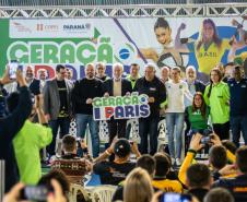Governador em exercício Darci Piana participa do evento Transformando Pessoas, Formando Vencedores, evento que reuniu atletas e técnicos paranaenses que vão participar dos Jogos Olímpicos e Paralímpicos de Paris 2024. 