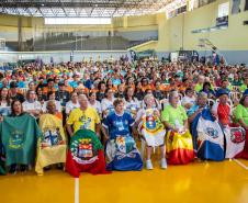 Com muita animação, Jogos da Integração do Idoso reúnem mais de 800 atletas em Maringá