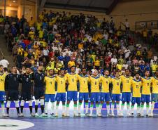 Seleção Brasileira de futsal conquista título com campanha invicta em São José dos Pinhais