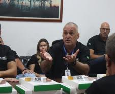 Reunião, na sede da SEES, com participação de todos os chefes regionais, para alinhar a política pública esportiva nos 399 municípios do nosso estado
