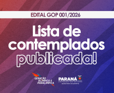 Edital GOP 001/2026: Lista de contemplados publicada