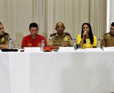 Coletiva de imprensa da Coordenação Geral da Operação Verão Paraná.
