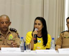 Coletiva de imprensa da Coordenação Geral da Operação Verão Paraná.