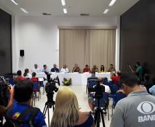 Coletiva de imprensa da Coordenação Geral da Operação Verão Paraná.