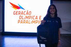 Os bolsistas do programa Geração Olímpica e Paralímpica receberam o kit de identificação visual.
