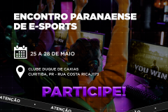 Encontro Paranaense de E-Sports acontece entre 25 e 28 de maio, em Curitiba