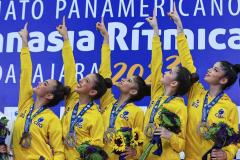 Ouro no Pan de Ginástica Rítmica e Jogos Escolares movimentaram o esporte do Paraná no feriado