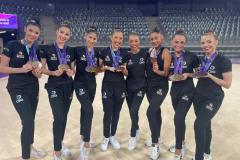 Paranaenses ajudam Brasil a conquistar ouro Copa do Mundo de Ginástica Rítmica na Romênia