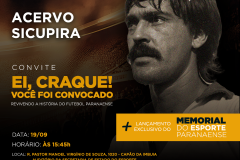 Centro de Memória do Esporte recebe acervo de Sicupira e faz evento para homenageá-lo