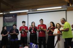 A iniciativa reuniu mais de 250 convidados, entre familiares, jogadores e fãs, para homenagear a brilhante trajetória do atleta nos gramados. Acervo do jogador está no Centro de Memória do Esporte Paranaense.