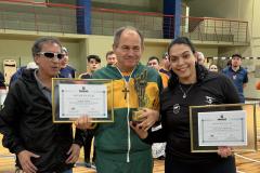 Joaquim Teixeira Batista encerrou a carreira após 37 anos jogando goalball. 