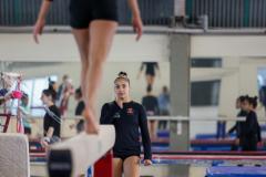 Julia Soares em treino no CEGIN ao retornar dos Jogos Olímpicos de Paris