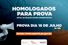 Etapa faz parte do processo seletivo do maior programa estadual de incentivo ao esporte no Brasil