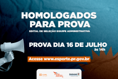 Geração Olímpica e Paralímpica divulga habilitados para a prova da equipe administrativa