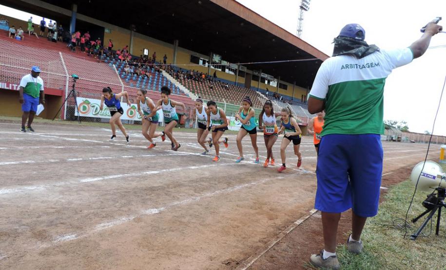 Largada dos atletas