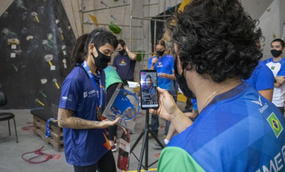 Campeonato Brasileiro de Escalada 2020 - Etapa Curitiba. Eduardo Pereira/Paraná Esporte
