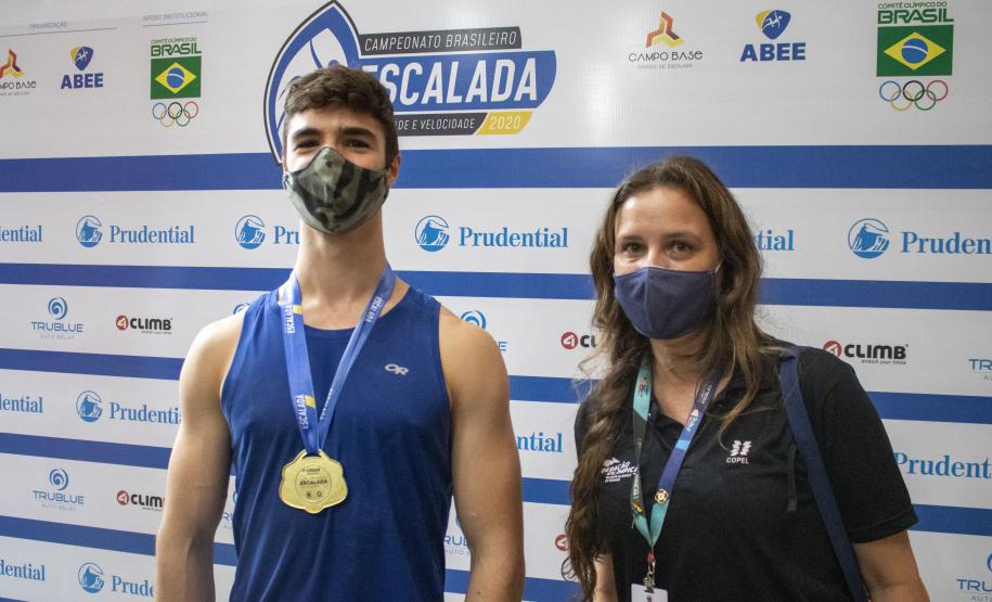 Campeonato Brasileiro de Escalada 2020 - Etapa Curitiba. Eduardo Pereira/Paraná Esporte