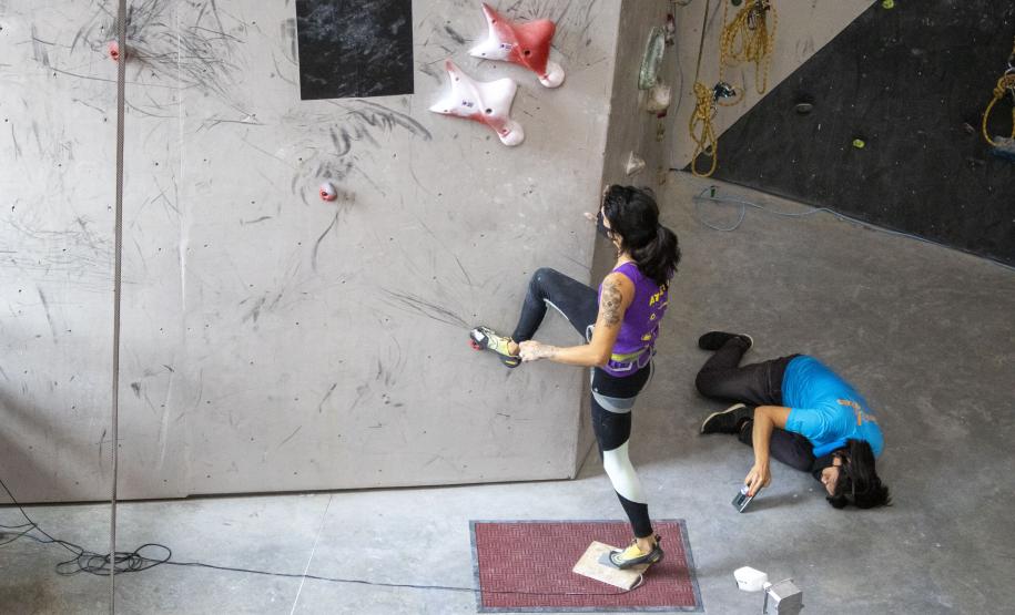 Campeonato Brasileiro de Escalada 2020 - Etapa Curitiba. Eduardo Pereira/Paraná Esporte