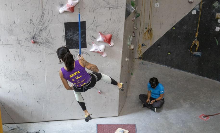 Campeonato Brasileiro de Escalada 2020 - Etapa Curitiba. Eduardo Pereira/Paraná Esporte