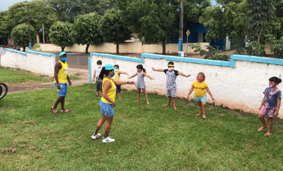 Atividades recreativas com crianças