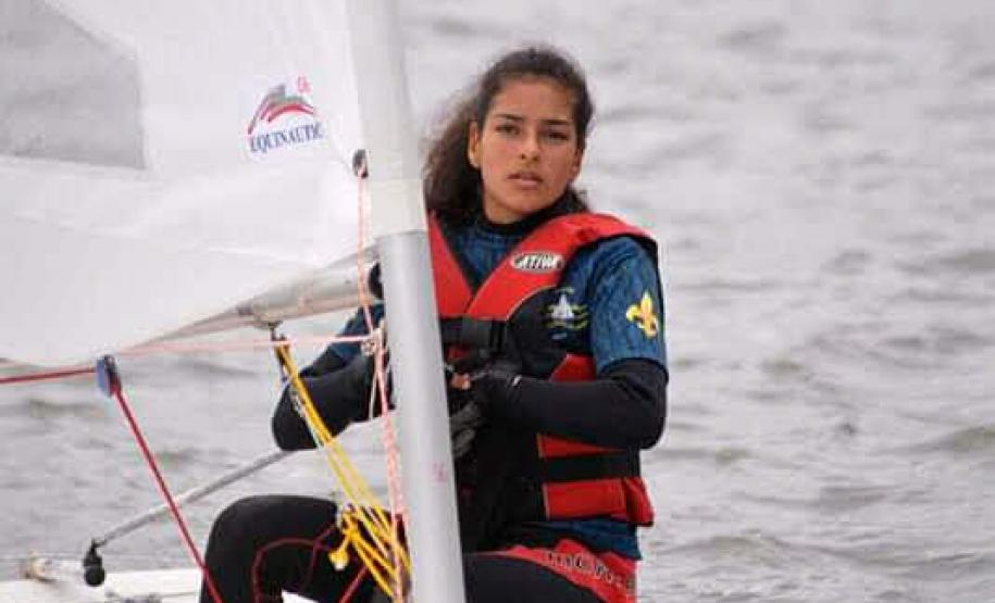 Vitória Pugsley atleta da Vela