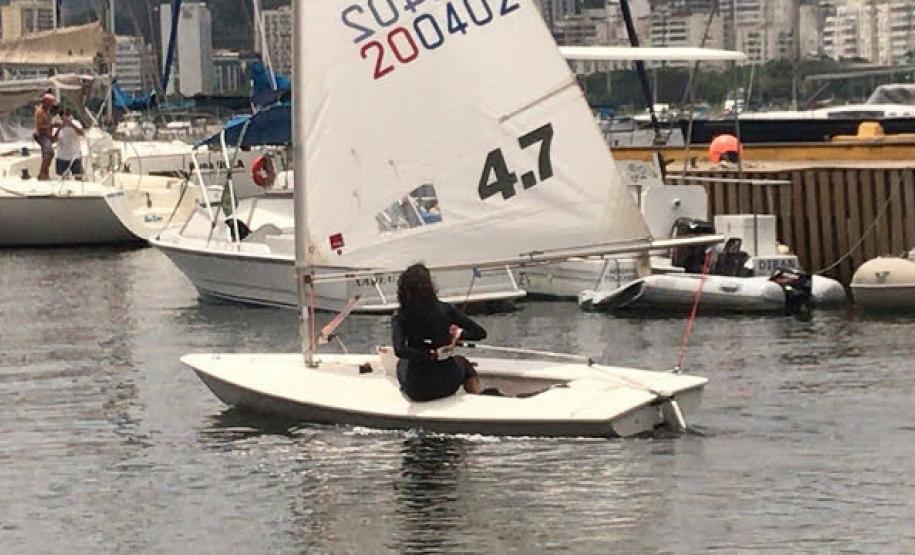 Vitória Pugsley atleta da Vela