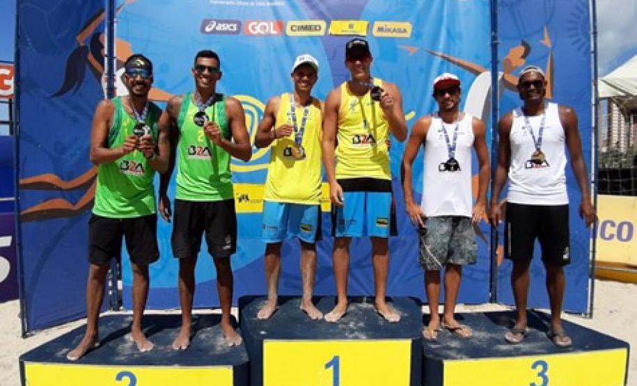 CIRCUITO BRASILEIRO CHALLENGER ADULTO - JABOATÃO GUARARAPES - 07 A 09/06 DE 2019. Adrielson Silva e Arthur Lanci conquistaram o primeiro lugar.
