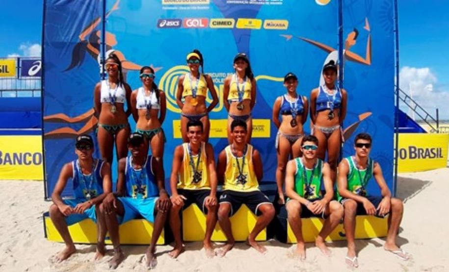 CIRCUITO BRASILEIRO SUB 19 DE VÔLEI DE PRAIA - JABOATÃO - 04 A 06/06/2019 -  Patrick do Carmo e Nicolas Simao conquistaram o 2° Lugar.