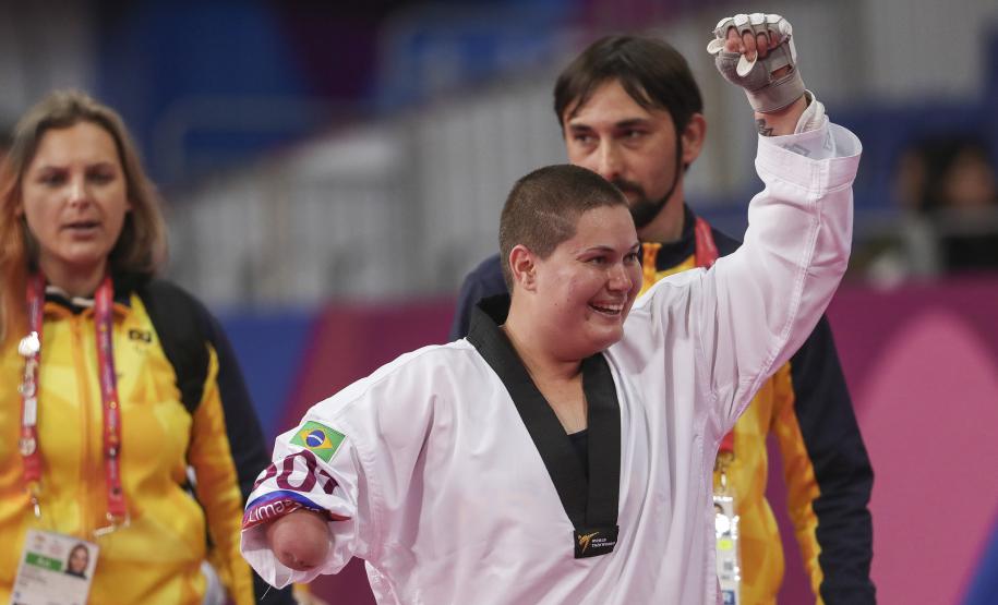 A atleta Debora Menezes, nos Jogos Parapanamericanos Lima 2019, em 31/08/2019
