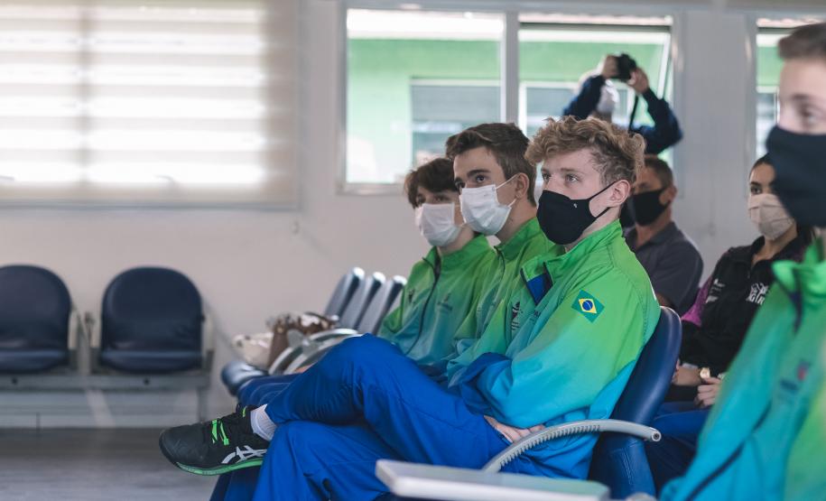 Homenagem delegação do Paraná