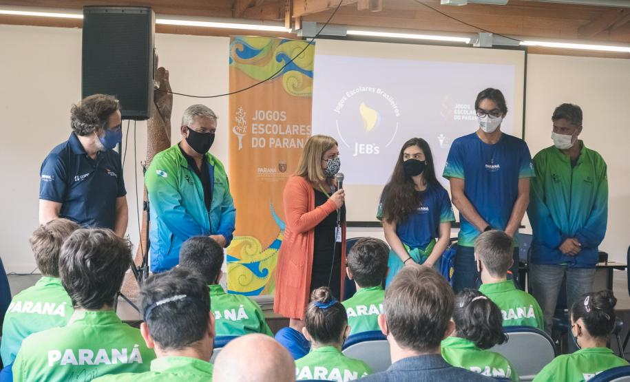 Homenagem delegação do Paraná