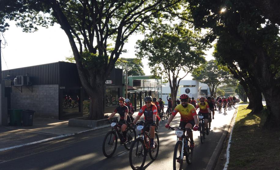ciclorrota cione na cidade de umuarama