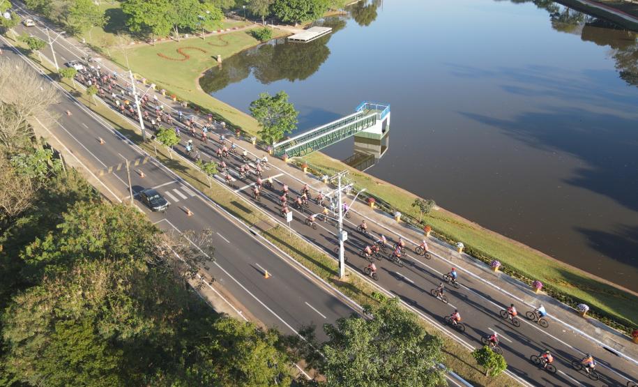 ciclorrota cione na cidade de umuarama