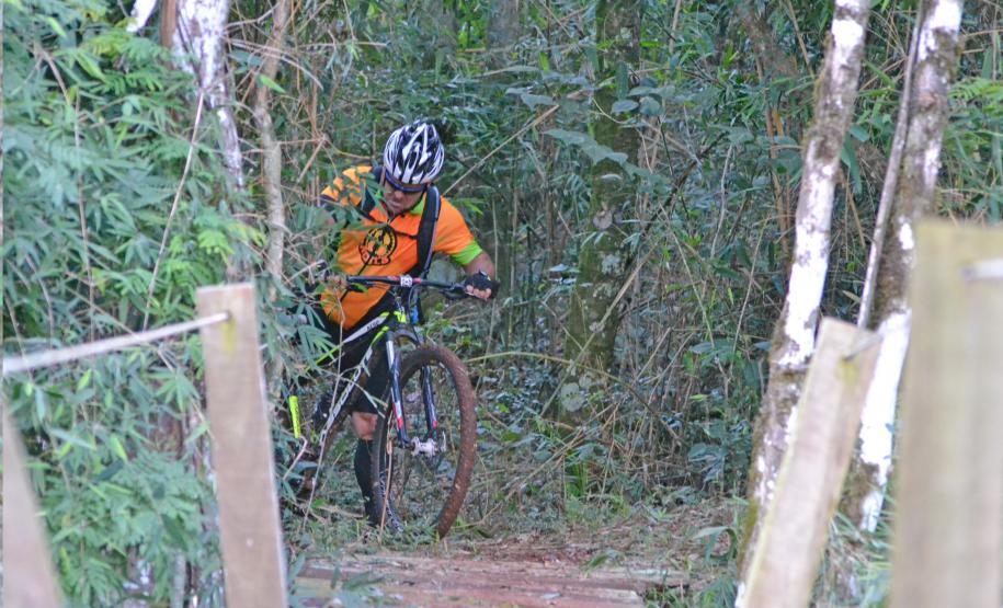 imagens da ciclorrota das laranjeiras no município de laranjeiras do sul