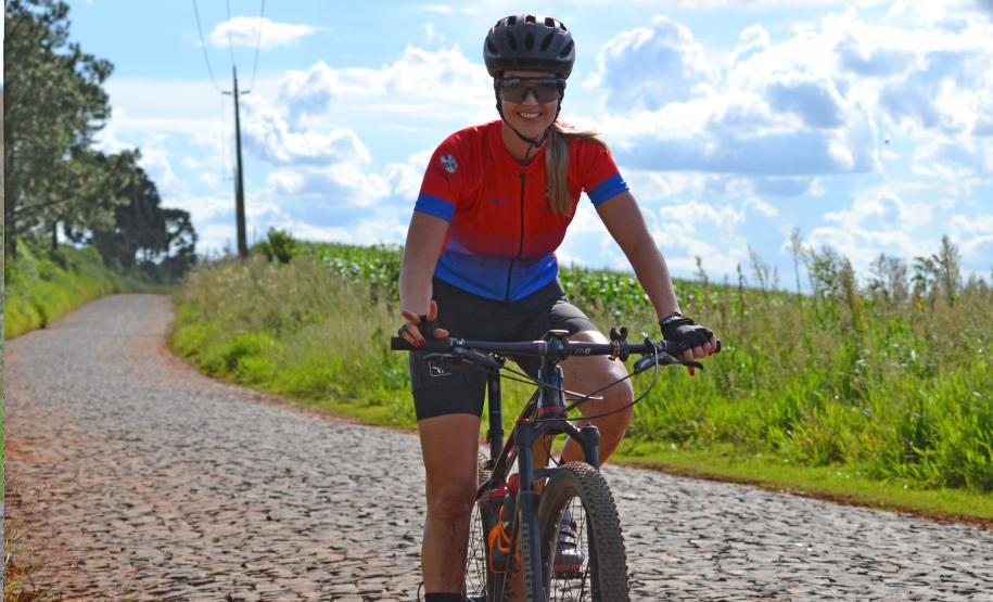 imagens da ciclorrota das laranjeiras no município de laranjeiras do sul