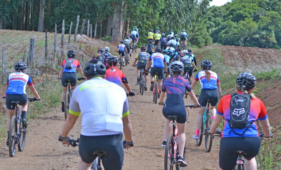 imagens da ciclorrota das laranjeiras no município de laranjeiras do sul