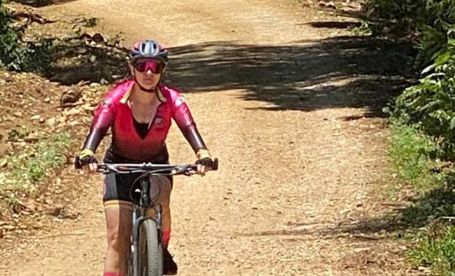 foto dos ciclistas na ciclorrota caetê no município de Rio Branco do Sul