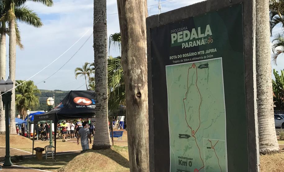 foto da ciclorrota de japira