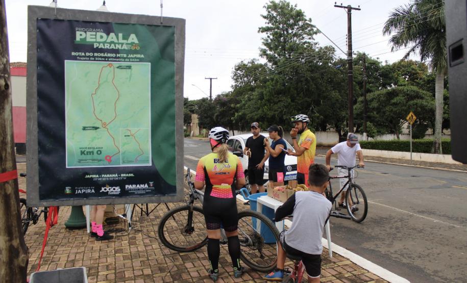 foto da ciclorrota de japira